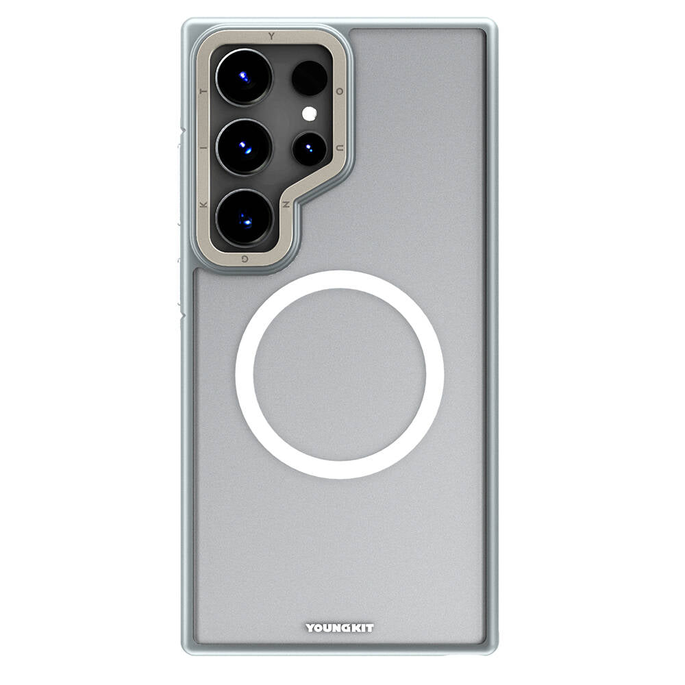 Youngkit Rock Sand Serisi Galaxy S24 Ultra Magsafe Şarj Özellikli Telefon Kılıfı - 1 Youngkit Rock Sand Serisi Galaxy S24 Ultra Magsafe Şarj Özellikli Telefon Kılıfı - 1